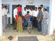 Tricycle support to Disable cirl child
