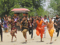 Adolescent Girls participating in sports activity