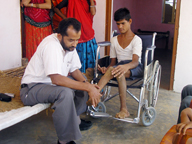 Tricycle support to Disable cirl child